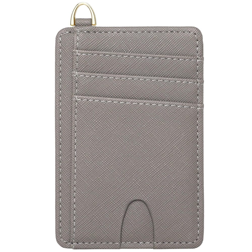 5232 Slim Minimalist Front Pocket Wallet RFID Blocking Credit Card Holder &